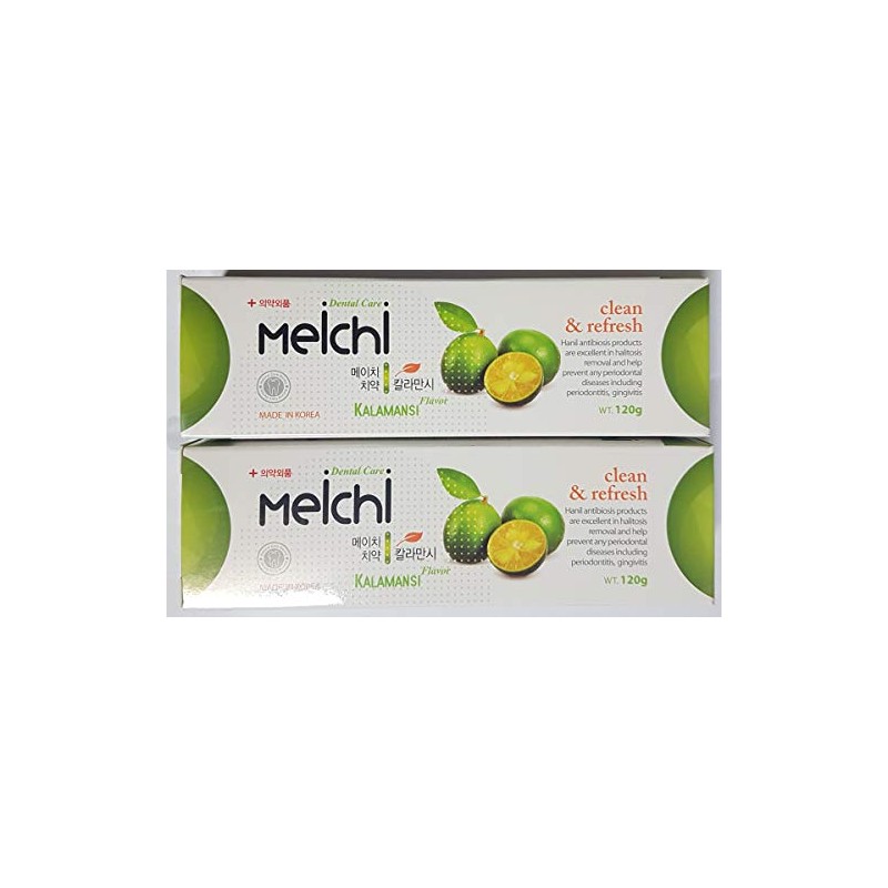2 Packs of Hanil Meichi Toothpaste (Kalamansi)