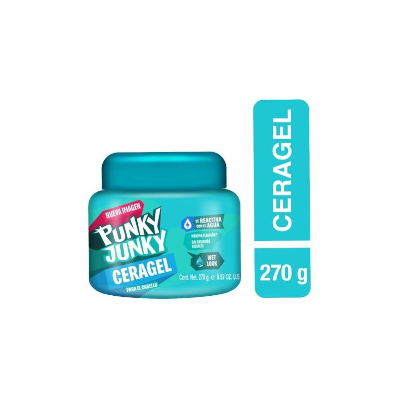 Punky Junky Cera Gel Cerilla Hum, 270 gr
