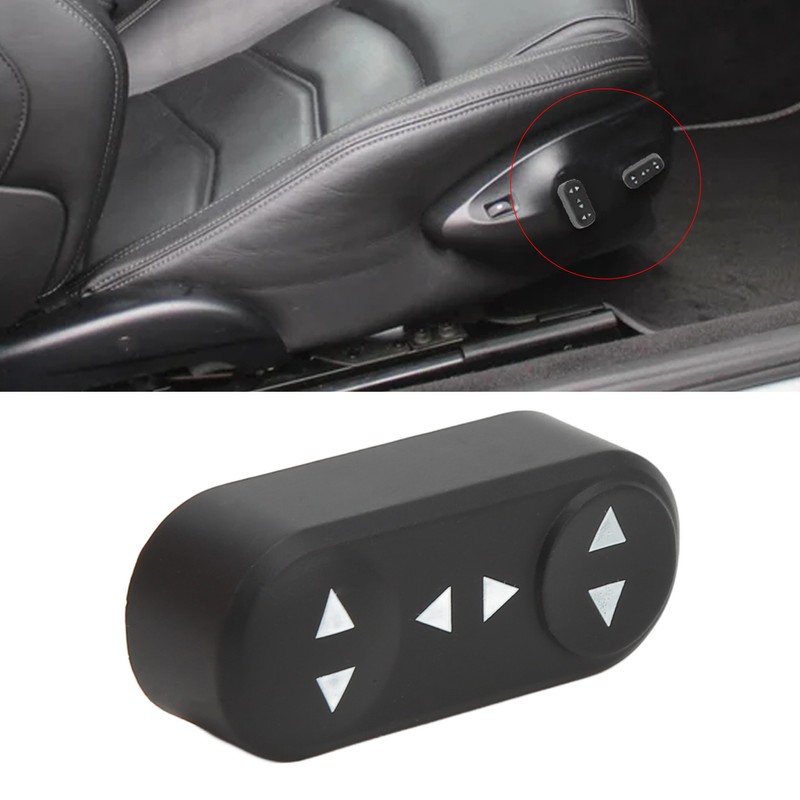 Front Seat Cushion Adjust Button 980145095 ABS Replacement for Maserati