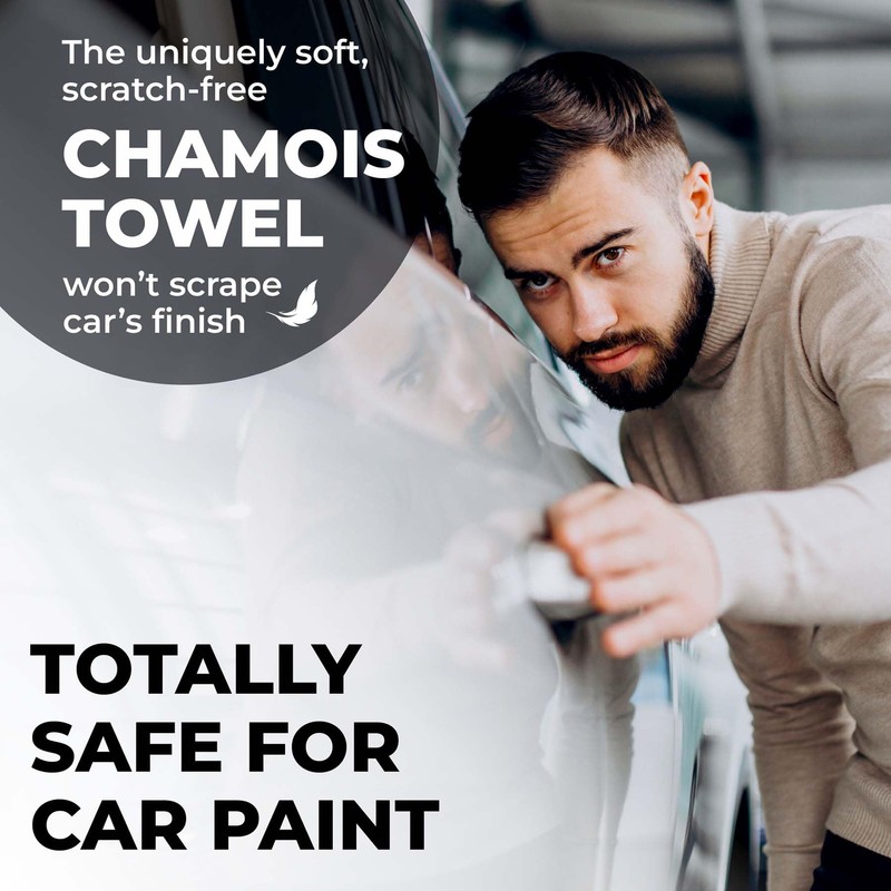 Premium XL Shammy Towel - Super Absorbent Chamois Towel -