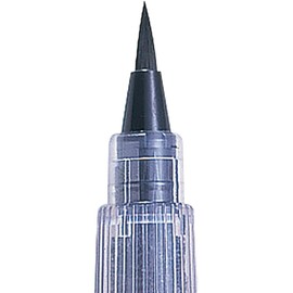 呉竹 筆ペン 墨液 顔料 くれ竹筆 極細 24号 DL152-24B