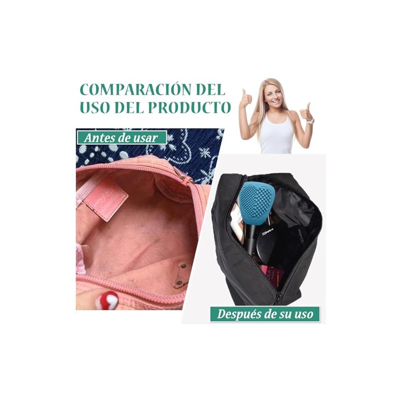 3 Fundas para Brochas de Silicona, Organizador de Brochas de