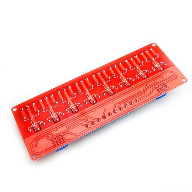 Hailege 5V 8-channel relay module with OPTO isolated support for