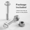 Hconcet - Kit de tornillos y tuercas de montaje para