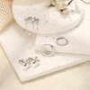 Roheafer 3-4 Pairs 925 Sterling Silver Earrings Set for Women