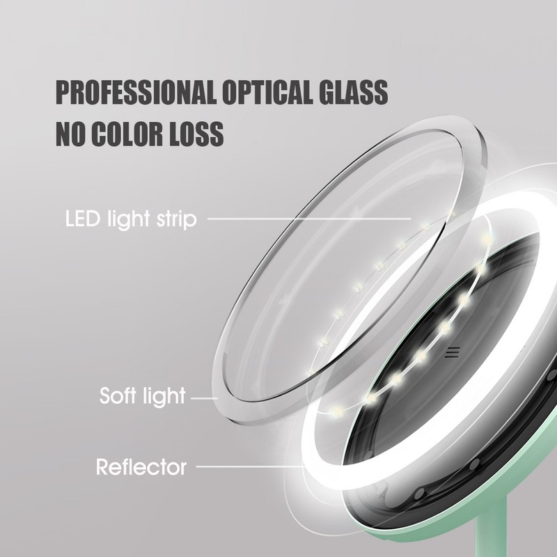 DOCO Daylight Mirror LED Makeup Mirror Light Vanity Make up