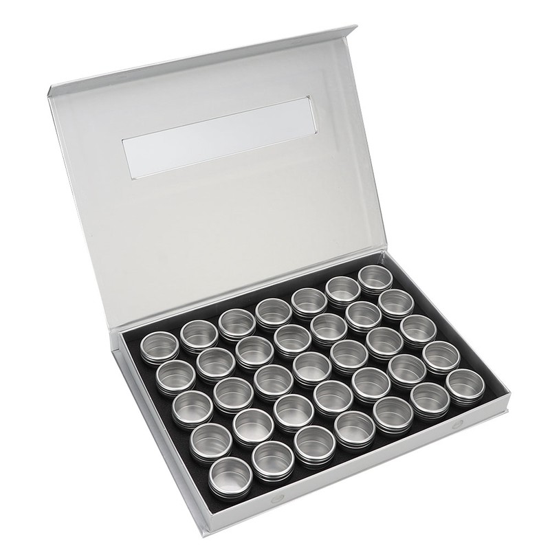 Nail Art Storage Box Nail Power Rhinestones Decorations Holder Manicure