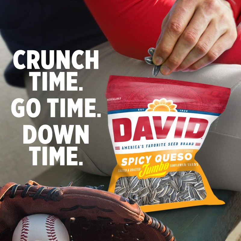 DAVID Seeds Jumbo Sunflower, Limited Edition Javier Baez Spicy Queso,