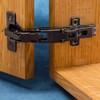 Salice 165° Cabinet Hinges, Frameless, Titanium Finish, Full Overlay