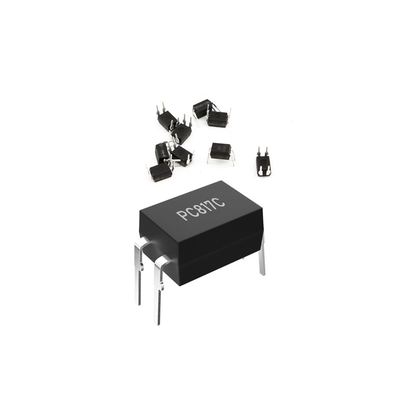 GUEEYUAW PC817C Optocoupler, 4 Pin DIP-4, 2.54 mm Spacing, Pack