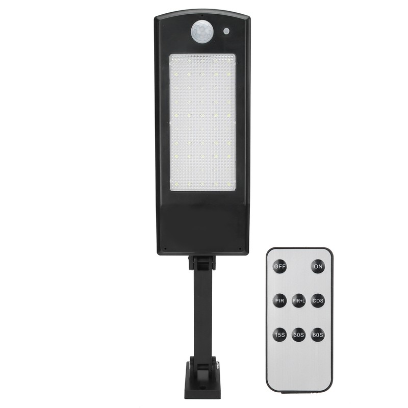 Solar Power Lamp Induction LED Wall Light with Remote Control