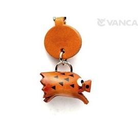 Inoshishi Genuine Leather Zodiac Keychain Bankakraft Leather Story (Made in Japan)