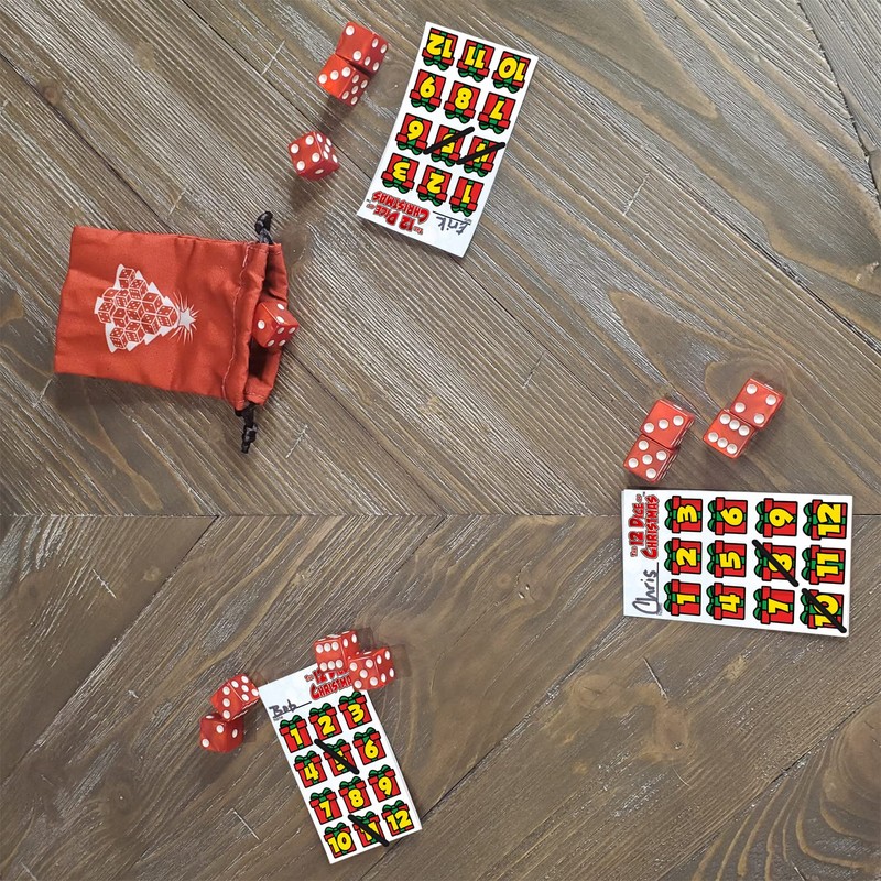 Steve Jackson Games The 12 Dice of Christmas, Dice Game,