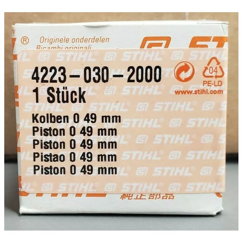 OEM PISTON AND RINGS FOR STIHL CHAINSAW TS400 NEW 49MM