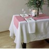 Linen & Cotton Hygge Tablecloth 100% Linen, 80 x 80cm