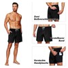 HMIYA Men's 2-in-1 Swimming Trunks, Quick-Drying Short Board Shorts with