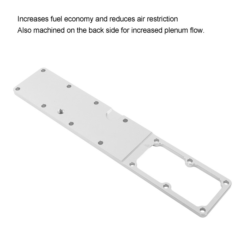 Intake Manifold Plenum Grid Heater Delete Plate Billet Aluminum Replacement