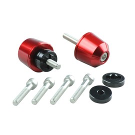 POSH Motorcycle Supplies Handlebar End Solid Bar End Honda/Suzuki Genuine Handle M6 Type (Outer Diameter 1.1 inches (29.mm) CB1300SF/SB | CT125 Hunter Cub Red 031176-02-10 Bar End Cap