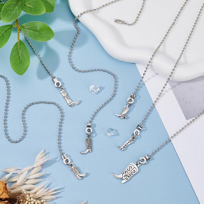 DICOSMETIC 6 Styles Western Cowboy Ceiling Fan Pull Chain Extenders