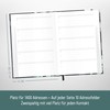 paper&you® Address Book A5 with Index A-Z [Moonlight Flowers] Book