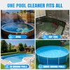 EARTHCRAFT 18.5 GPM Suction Pool Vacuum for Above Ground Pool,Hot