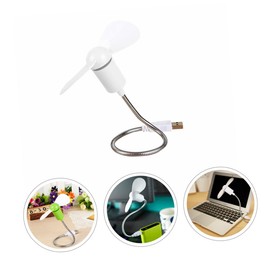 Zerodeko 4 Pieces USB Mini Fan Neck Fan Computer Fan Travel Fan Portable Fan Flexible Gooseneck Cooling Fan Cooling Fan for for Laptop Portable USB Flexible Fan Car Office Electric Fan Tpe