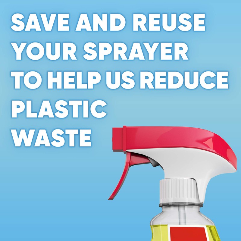 Windex Refill Multipurpose Disinfectant Cleaner Spray with Reusable Trigger, Bottle