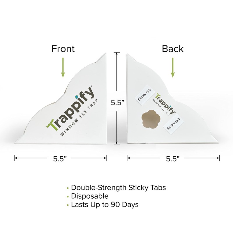 Trappify Fly Trap Indoor: Window Fly Traps for Home |
