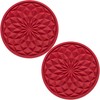 MEAJOO 2 Pack Silicone Car Cup Holder Coaster – 2.75