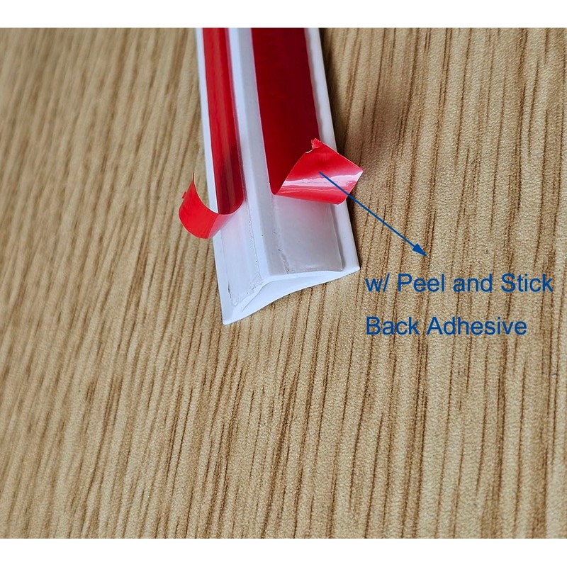 Flexible, Peel and Stick Wall Molding Trim Caulk Strip Self