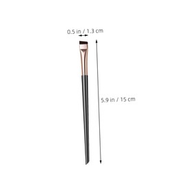 Mikinona 6pcs Makeup Eyeliner Brush Set Precision Eye Makeup Applicators for Effortless Application and Blending for Personal and Professional Use Portable and Compact Design