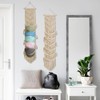 Macrame Cap Holder, Boho Hats Organizer for Baseball Caps, Hand