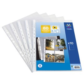 Viquel Pack of 10 Perforated Pockets for 10 x 15 cm Photos or Postcards