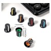 30 Pack 6 Colors 6mm Knurled Shaft Potentiometer Knobs –