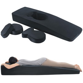 ROYALAY Pregnancy Pillow for Stomach Sleepers with Hole, 70in Full Body Pregnancy Massage Cushion, Face Down Pillow for Sleeping