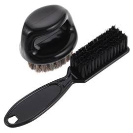 Beavorty 1Set Beard Smoothing Brush Set Custom Mustache Brush Neck Duster for Men Complete Grooming Kit for Hair Clippings and Scalp Care Essential Barber Tools for Sharp Look