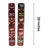 Wowser Artisanal Hawaiin Style Tiki Masks, Set of 2, Assorted