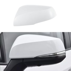 Mirror Cover Compatible with Toyota RAV4 2019 2020 2021 2022 2023 2024 Exterior Driver Side Door Rearview Mirror Cover Trim for RAV4 LH Side Cap
