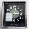 SEIKO -"NEW" CONTEMPORARY ALARM CLOCK WITH QUIET SWEEP "ROONEY" QHE142KLH