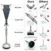 4 Pack Adjustable Height Center Support Leg for Bed Frame,
