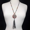 Gypsy Jewels Long Southwestern Style Faux Suede Leather Tassel Trendy
