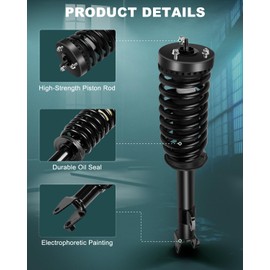 AUTOMUTO Front Pair Complete Struts Coil Spring Assembly Shock Absorber Compatible with 2005-2010 for Chrysler 300, 2006-2010 for Dodge Charger, 2005-2008 for Dodge Magnum Struts 172248