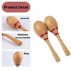 Musfunny Maracas Shaker Percussion Instruments for Adults: Wooden Shakers Rattles