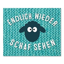 strickimicki - Glasses cleaning cloth - The original - Finally see the sheep again