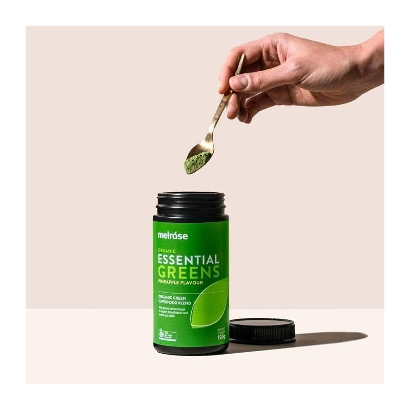 Melrose Organic Essential Greens Pineapple Powder 120g