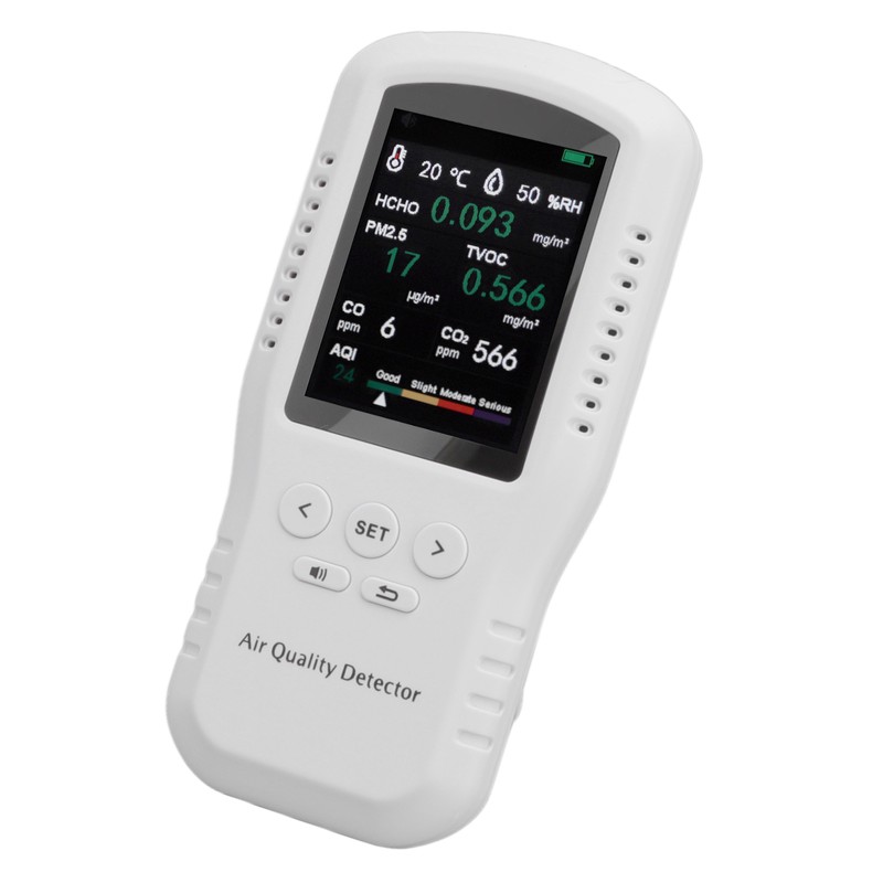 USB Air Quality Tester High Accuracy with 3.2in LCD PM2.5