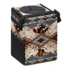 GACTIVITY Western Aztec Cow Print Collapsible Reusable Waterproof Car Trash