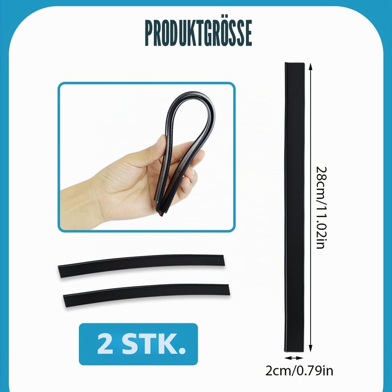 For Kärcher Squeegee Lips, 280 mm, Pack of 2 Cordless