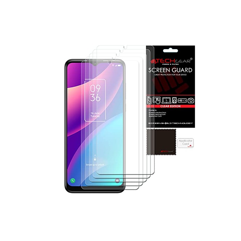 TECHGEAR [5 Pack] Screen Protectors Compatible for TCL 306& TCL
