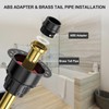 ABS Freestanding Tub Drain Rough-in Kit, Bathtub Drian Kit with
